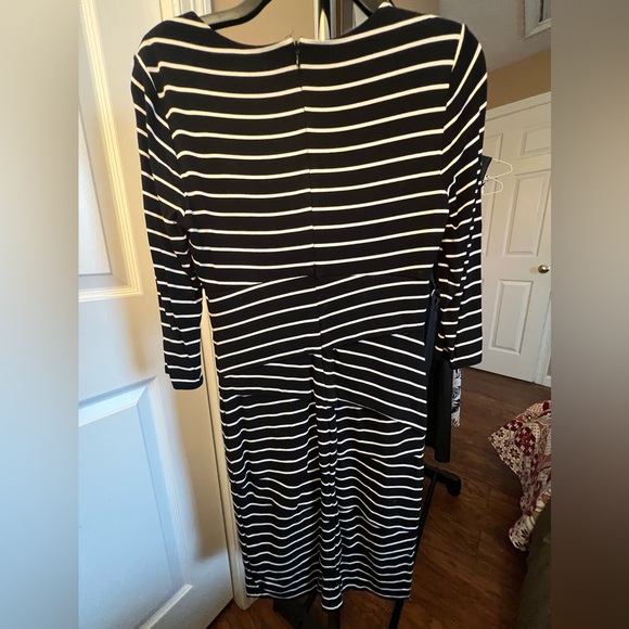 Black and White Striped Dress - Picture 5 of 5